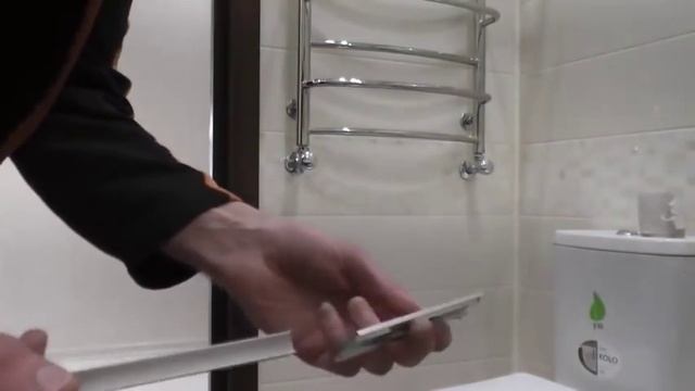 Карниз в ванную - монтаж ( профиль гнём по дуге). смотреть онлайн