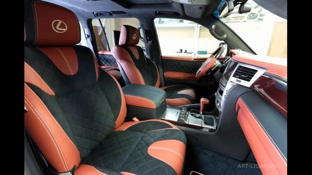 Перетяжка салона Lexus LX 570 смотреть онлайн
