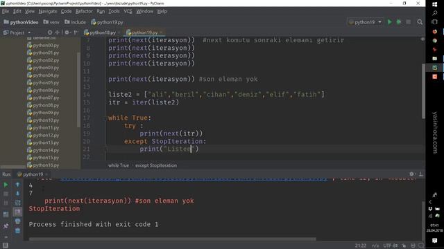 Python - 19 - Iterators смотреть онлайн