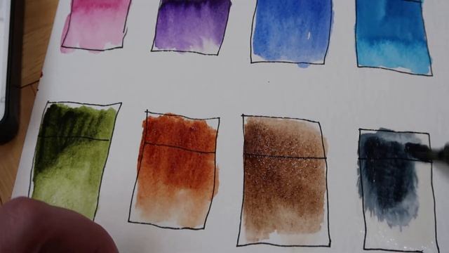 QOR Watercolor Mini Travel Palette First Impressions and Review смотреть онлайн