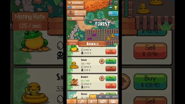 Testing AZ recorder App. Game - Idle Tap Zoo смотреть онлайн