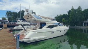 Azimut 43 Fly. Популярная моторная яхта 13 метров. Видео на русском языке.