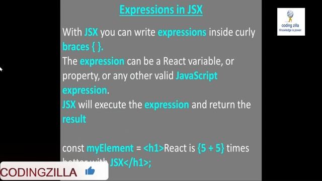 JSX in ReactJS in Hindi 2023 | #reactjs Tutorial |react tutorial for beginners hindi |#codingzilla смотреть онлайн