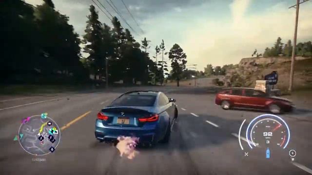 Bmw M4 Drifting around in NFS#1 смотреть онлайн