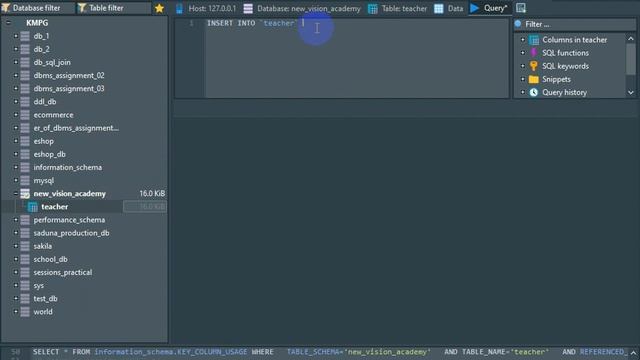 Insert Queries in SQL | DBMS Question Set 05 | #Kusal_Gunawardana смотреть онлайн