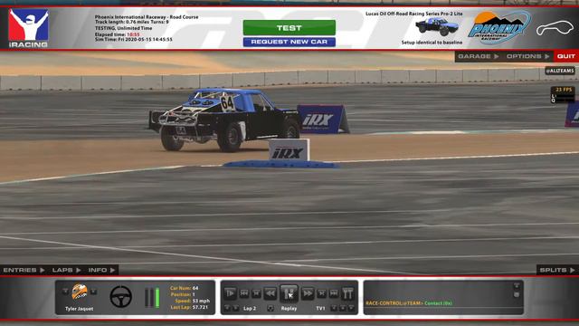 first try iracing trophy truck смотреть онлайн