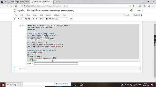 using python to access web data week 4 part 1 Scraping HTML Data with BeautifulSoup смотреть онлайн