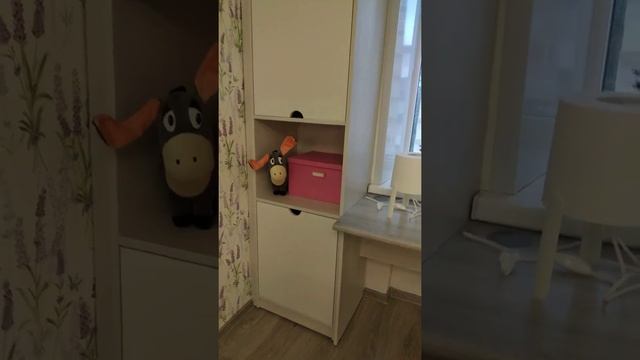 Встроенный шкаф купе+письменный стол. смотреть онлайн