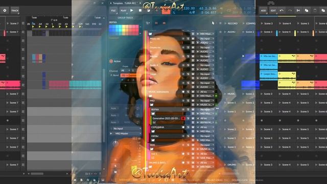 Стрим по Bitwig Studio. Тэмплейт для Bitwig. Как записать альбом? Как свести треки в сэт? Идеи есть смотреть онлайн