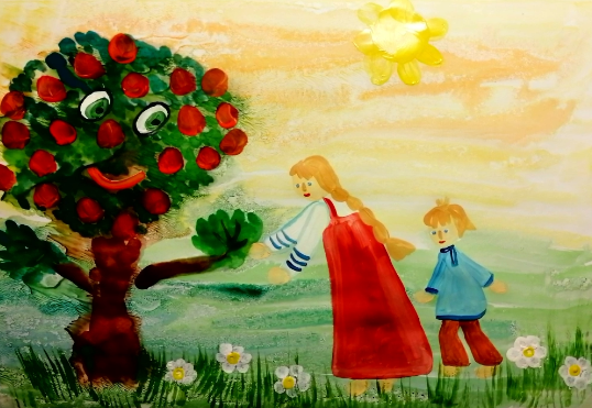 Как нарисовать сказку "Гуси-Лебеди" смотреть онлайн