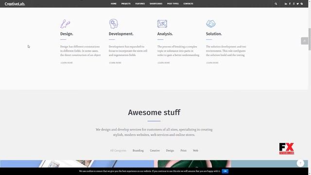 Creative Lab - Creative Studio Portfolio and Agency WordPress Theme смотреть онлайн