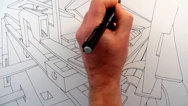 How to Draw a Sci-Fi Fantasy City in 2-Point Perspective смотреть онлайн