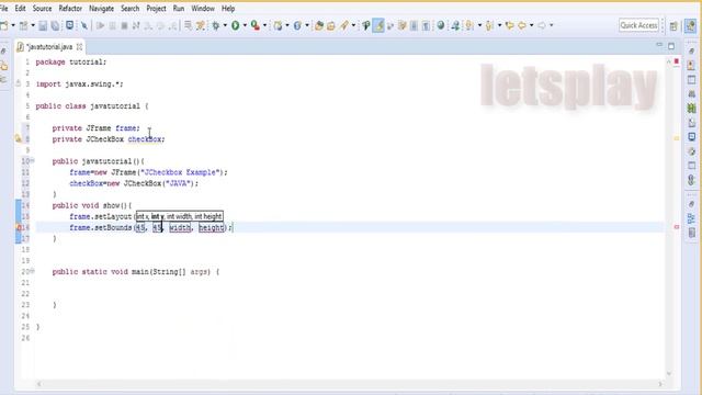 Video #61 - Java Swing Tutorial JCheckbox Example #1 смотреть онлайн