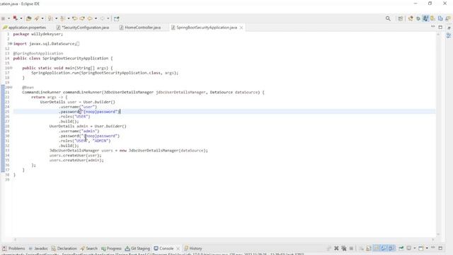Spring Boot 3 Security (part 03) Jdbc User Details Manager смотреть онлайн
