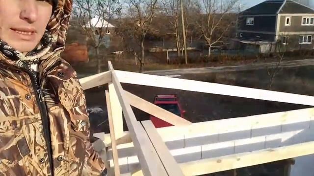 53 день. Начинаем собирать крышу. смотреть онлайн