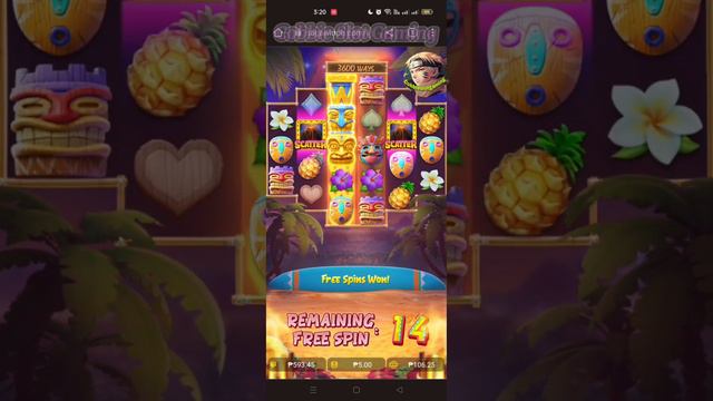 HAWAIIAN TIKI (PG) Wow tagal natapos ng bunos🥰🥰🥰 #jolibet #sagawin смотреть онлайн