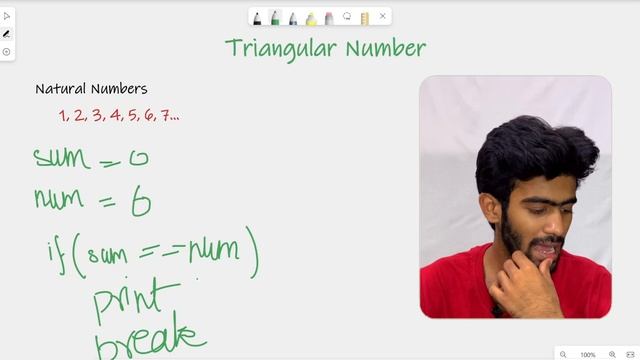 Triangular Number | Problem Solving | Tamil | code io смотреть онлайн