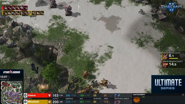 Ultimate Series Open Qualifier #1: Awers (T) vs Minatoeh (Z) смотреть онлайн