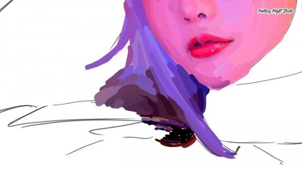 РИСУЕМ ПОРТРЕТ ЯПОНКИ на графическом планшете. ivanart