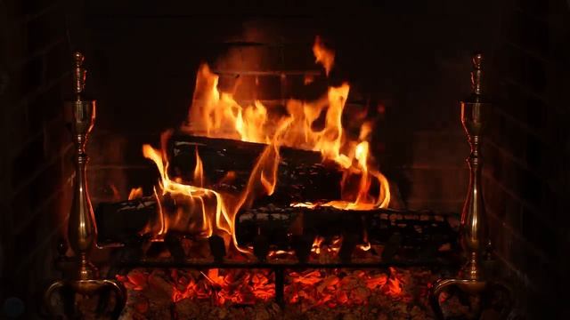 Mozart Classical Music Fireplace . фоновая музыка у камина