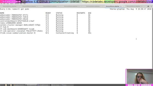 Kubeflow End to End - GitHub Issue Summarization code lab walk through смотреть онлайн