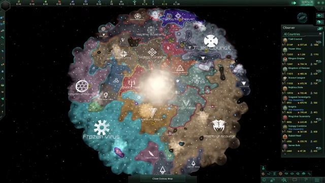 200+ years Stellaris Timelapse смотреть онлайн