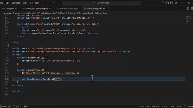 Laravel Excel Import and Export Tutorial with Validation and Toastr Notifications смотреть онлайн