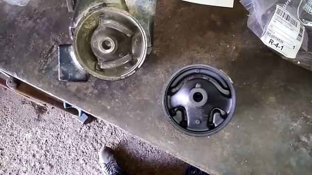 Ниссан х-трейл т-30, замена левой опоры двигателя смотреть онлайн