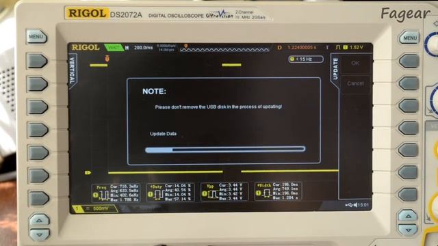 Обновление прошивки Rigol DS2072A (DS2000A) смотреть онлайн