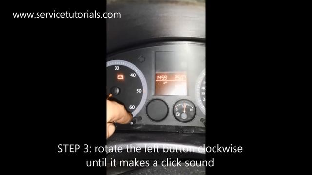 Service light reset VW Caddy, in 4 steps смотреть онлайн