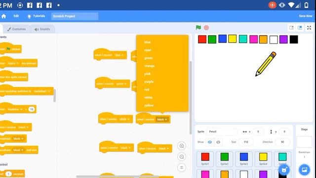 Как сделать Paint в Scratch (Часть 2) смотреть онлайн