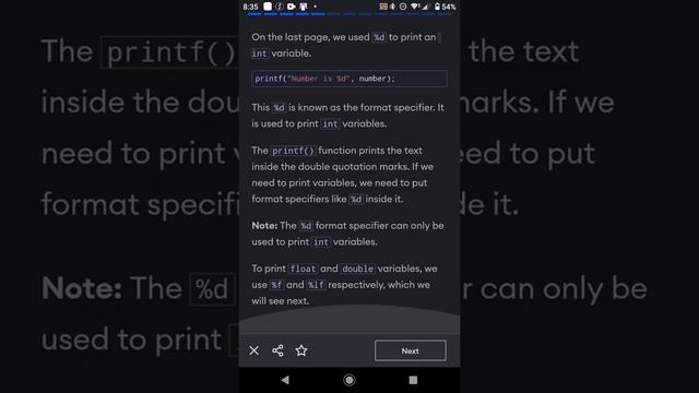 Learn C using Programiz app смотреть онлайн