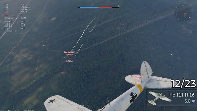 1 Kill with every German Bomber - War Thunder смотреть онлайн