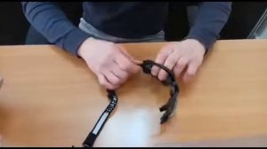 как заменить дужки на резинку у очков Besure Hunter