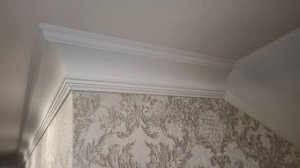 потолочный плинтус сложный угол.
