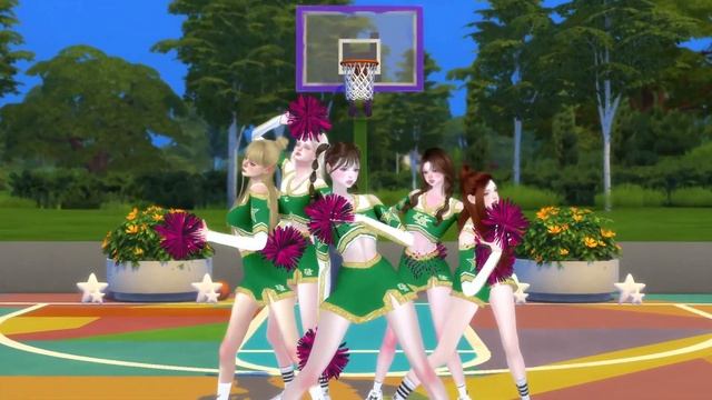 Sims 4? - Cheer Squad - BMG (TWICE - CHEER UP) ONE TAKE STAGE (심즈4) K-POP смотреть онлайн