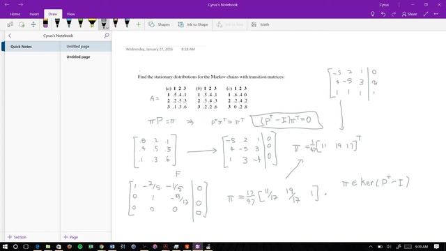 Two Methods for Identifying the Stationary Distribution of a Markov Chain смотреть онлайн