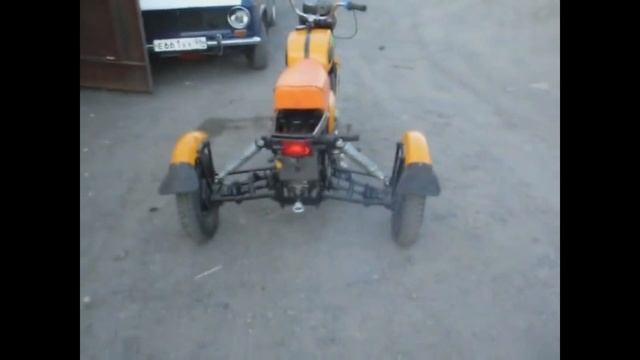 Самодельный трайк. Муравей+Восход+Минск смотреть онлайн