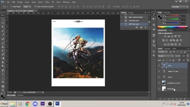 Manipulation & Minimalistic GFX Design // Watch Me Edit & Tutorial #1 (Photoshop) смотреть онлайн