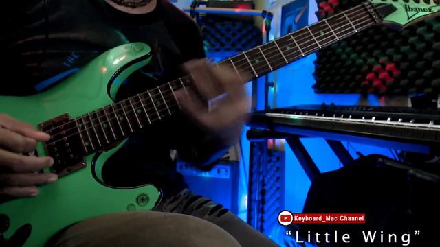 Little Wing - guitar solo w/ Martin Miller (Jimi Hendrix) смотреть онлайн