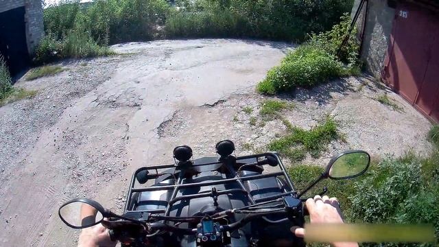 Квадроцикл Hummer 250CC - 1. По Управе. Проезд гаражами. смотреть онлайн