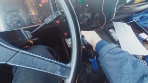 Как переключать скорости на Самосвале. Переключение КПП ЯМЗ -238