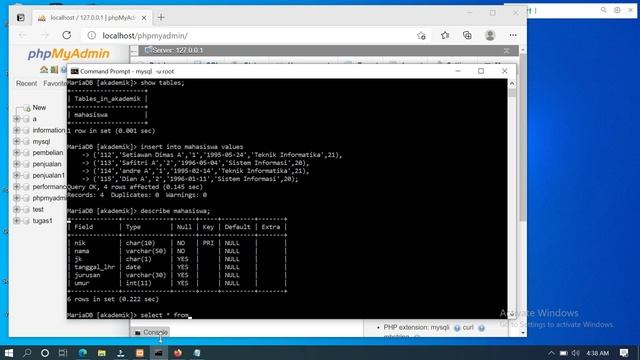 CARA MEMBUAT FOREIGN KEY MYSQL KE CMD ,BERSERTA RELASI TIAP QUERY смотреть онлайн