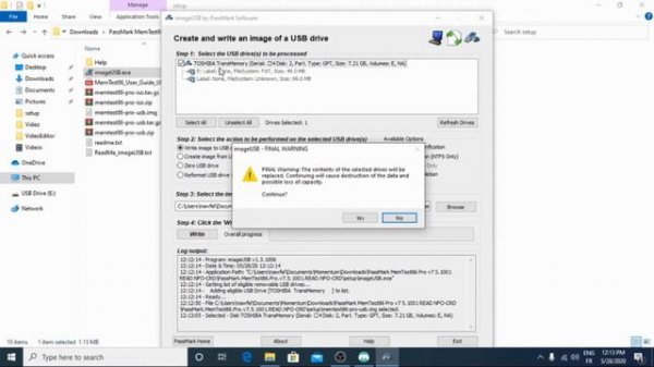 How To install and use memtest86+ pro in Windows 10