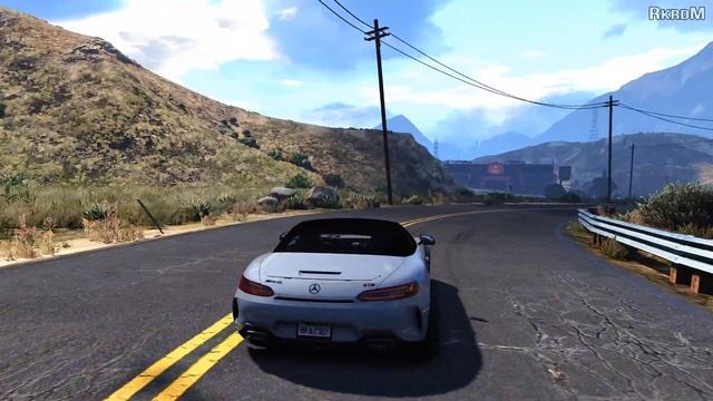 GTA V - Mercedes-Benz AMG GT/R/C Roadster - 4k Graphics смотреть онлайн