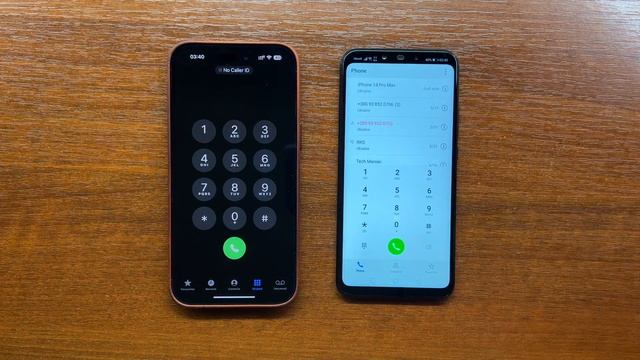 iPhone 14 Pro Max Outgoing Call to Huawei Nova 3i from Dialer + Callback. Incoming vs Outgoing Call смотреть онлайн