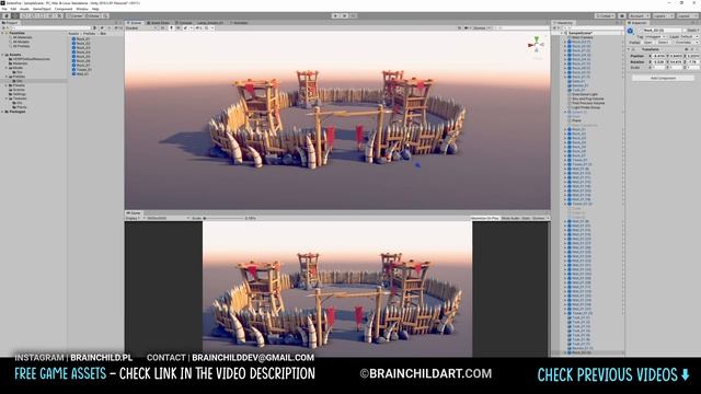 (ORC COLONY #06) LOWPOLY / Flat Shading - Orc Village in Blender 3d & Unity | Blender Speed Modelin смотреть онлайн