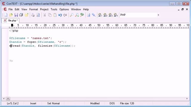 Beginner PHP Tutorial 80 - The explode Function with File Handling Example смотреть онлайн