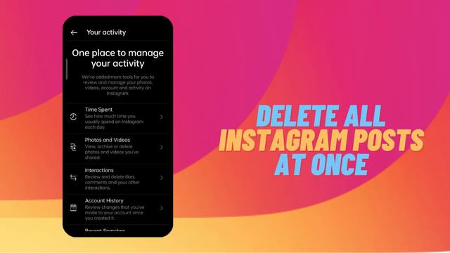 How to Delete All Instagram Posts at Once | Mass Bulk Delete Photos and Reels | Multiple Videos смотреть онлайн