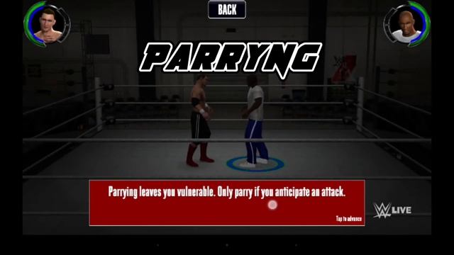 WWE 2K Android управления персонажем смотреть онлайн